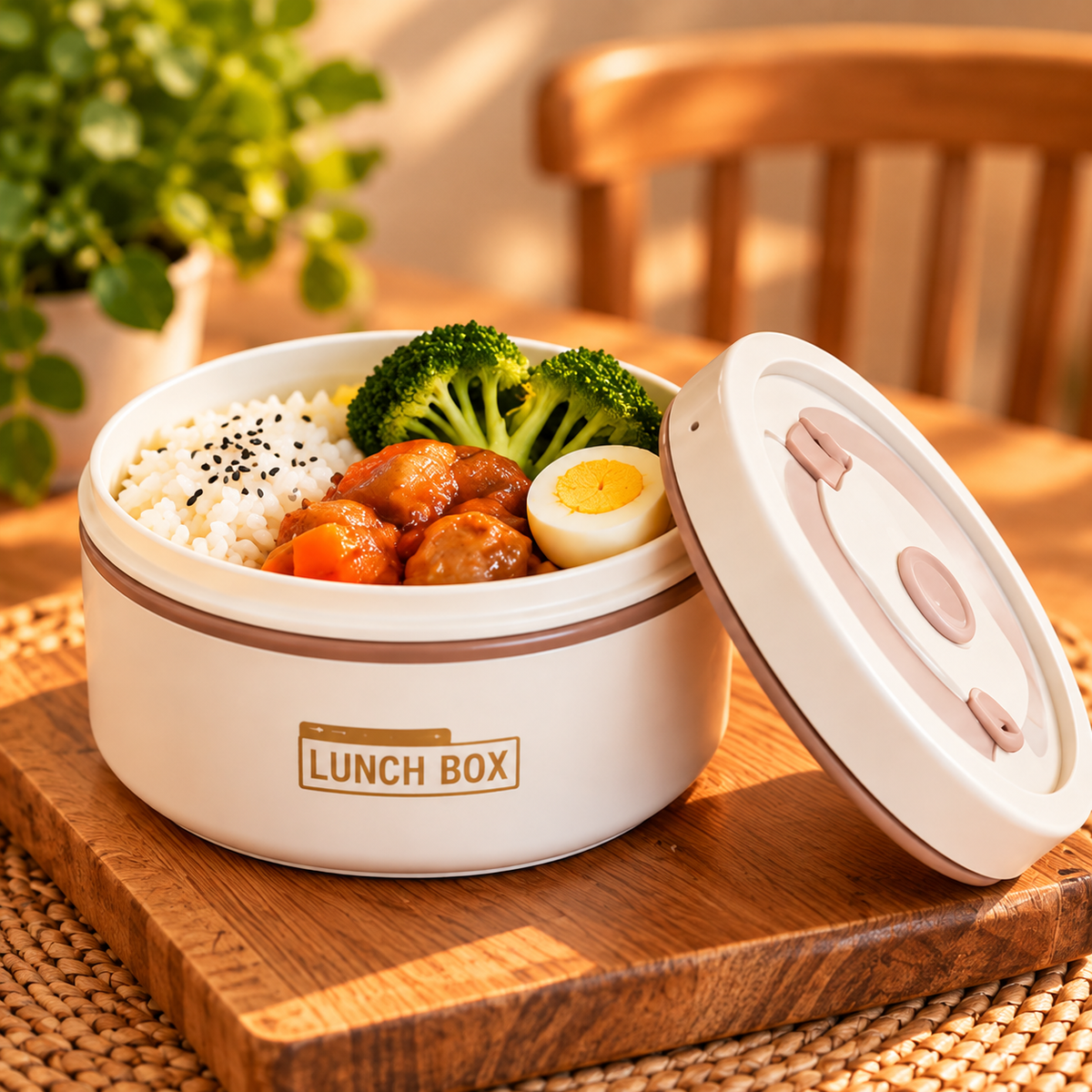 Lunch Box Isotherme avec Sac & Couverts 🍱