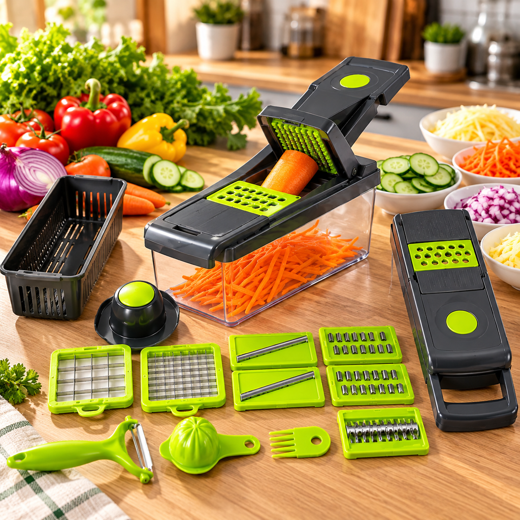 Coupe-Légumes Multifonction 15 en 1 🥕